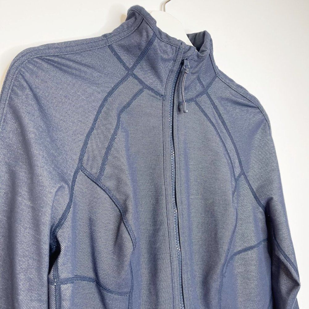 Zella Blue Full Zip Jacket - image 4